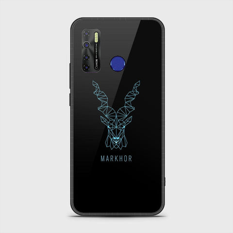 Tecno Camon 15 Cover - Markhor Series - HQ Ultra Shine Premium Infinity Glass Soft Silicon Borders Case