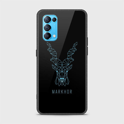 Oppo Reno 5 5G Cover - Markhor Series - HQ Ultra Shine Premium Infinity Glass Soft Silicon Borders Case