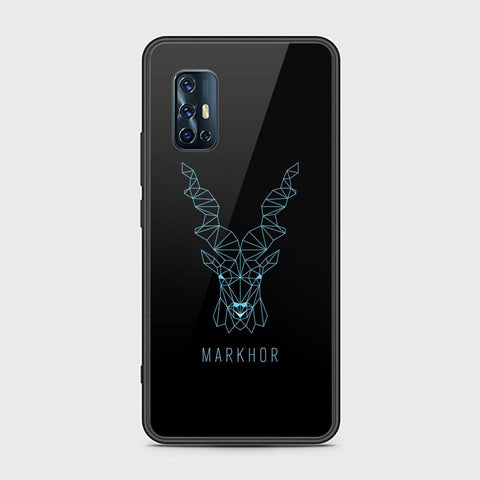 Vivo V17 Cover - Markhor Series - HQ Ultra Shine Premium Infinity Glass Soft Silicon Borders Case