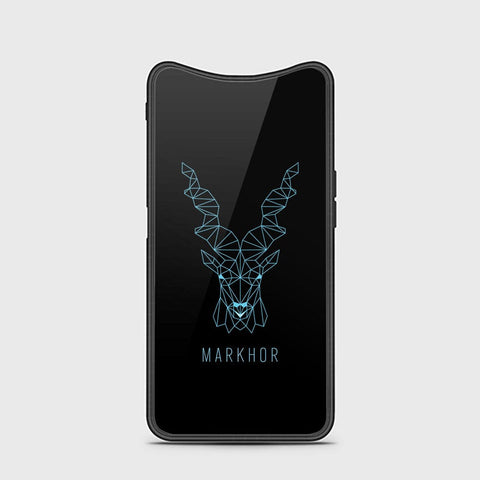 Oppo Find X Cover - Markhor Series - HQ Ultra Shine Premium Infinity Glass Soft Silicon Borders Case