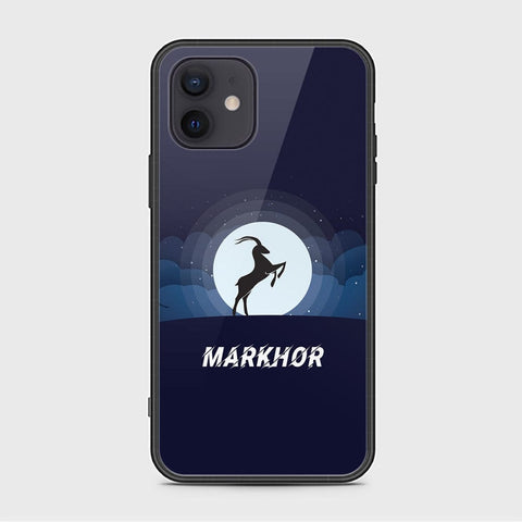 iPhone 12 Mini Cover - Markhor Series - HQ Ultra Shine Premium Infinity Glass Soft Silicon Borders Case