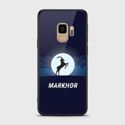 Samsung Galaxy S9 Cover - Markhor Series - HQ Ultra Shine Premium Infinity Glass Soft Silicon Borders Case