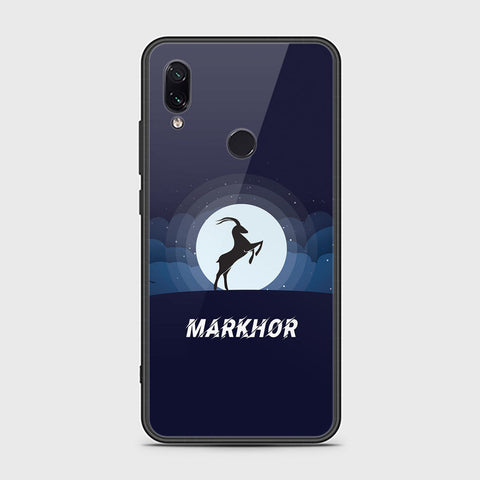 Xiaomi Redmi Note 7 Cover - Markhor Series - HQ Ultra Shine Premium Infinity Glass Soft Silicon Borders Case