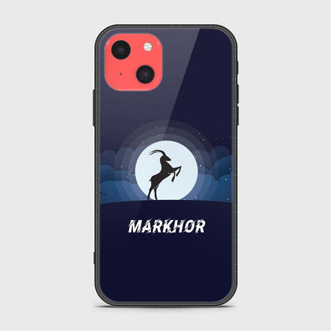 iPhone 13 Mini Cover - Markhor Series - HQ Ultra Shine Premium Infinity Glass Soft Silicon Borders Case