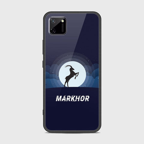 Realme C11 Cover - Markhor Series - HQ Ultra Shine Premium Infinity Glass Soft Silicon Borders Case