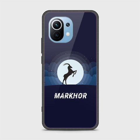 Xiaomi Mi 11 Cover - Markhor Series - HQ Ultra Shine Premium Infinity Glass Soft Silicon Borders Case