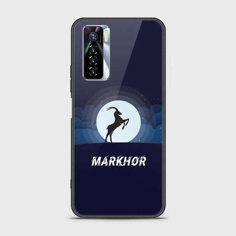 Tecno Camon 17 Pro Cover - Markhor Series - HQ Ultra Shine Premium Infinity Glass Soft Silicon Borders Case