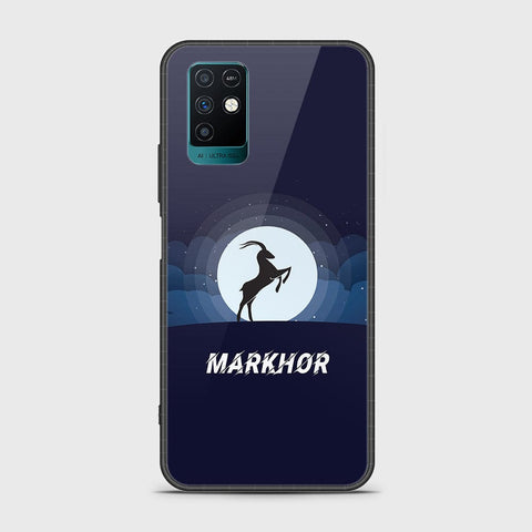 Infinix Note 10 Cover - Markhor Series - HQ Ultra Shine Premium Infinity Glass Soft Silicon Borders Case