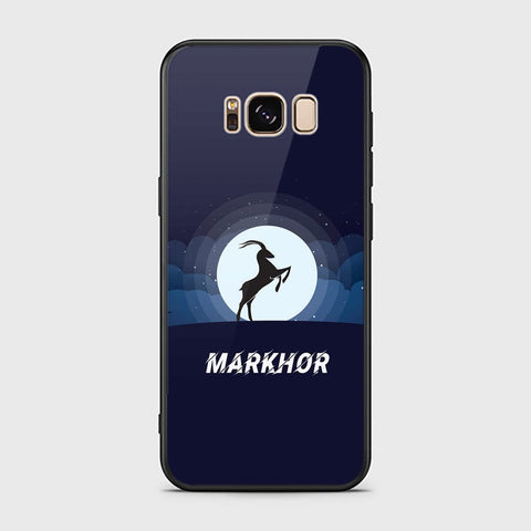 Samsung Galaxy S8 Cover - Markhor Series - HQ Ultra Shine Premium Infinity Glass Soft Silicon Borders Case