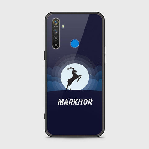 Realme 5 Cover - Markhor Series - HQ Ultra Shine Premium Infinity Glass Soft Silicon Borders Case