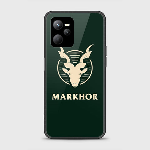 Realme V25 Cover - Markhor Series - HQ Ultra Shine Premium Infinity Glass Soft Silicon Borders Case