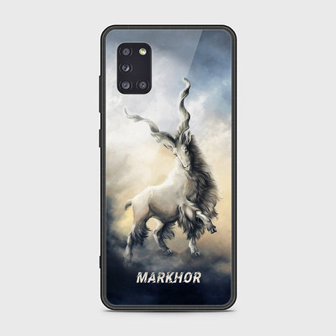 Samsung Galaxy A31 Cover - Markhor Series - HQ Ultra Shine Premium Infinity Glass Soft Silicon Borders Case