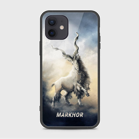 iPhone 12 Mini Cover - Markhor Series - HQ Ultra Shine Premium Infinity Glass Soft Silicon Borders Case