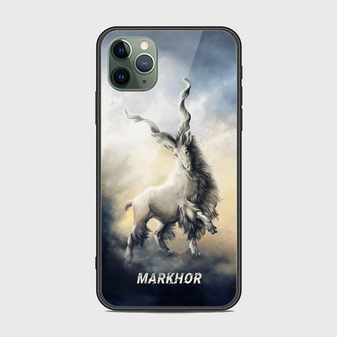 iPhone 11 Pro Max Cover - Markhor Series - HQ Ultra Shine Premium Infinity Glass Soft Silicon Borders Case