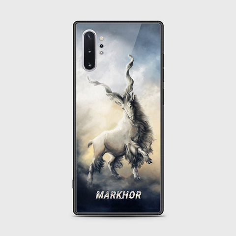 Samsung Galaxy Note 10 Plus Cover - Markhor Series - HQ Ultra Shine Premium Infinity Glass Soft Silicon Borders Case