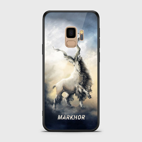 Samsung Galaxy S9 Cover - Markhor Series - HQ Ultra Shine Premium Infinity Glass Soft Silicon Borders Case