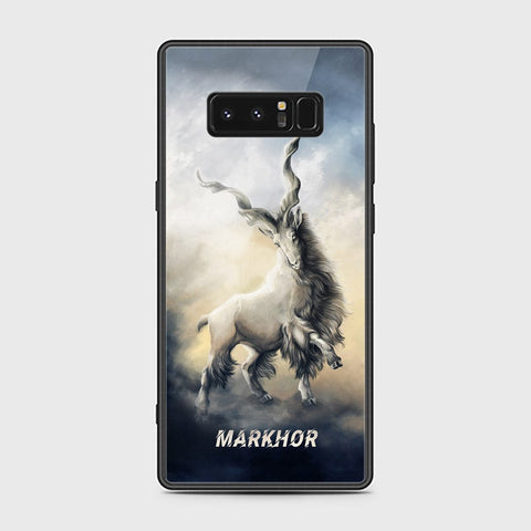 Samsung Galaxy Note 8 Cover - Markhor Series - HQ Ultra Shine Premium Infinity Glass Soft Silicon Borders Case