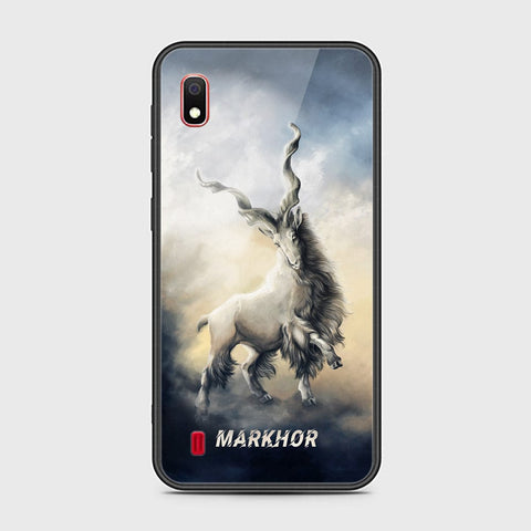 Samsung Galaxy A10 Cover - Markhor Series - HQ Ultra Shine Premium Infinity Glass Soft Silicon Borders Case