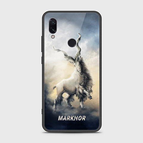 Xiaomi Redmi Note 7 Cover - Markhor Series - HQ Ultra Shine Premium Infinity Glass Soft Silicon Borders Case