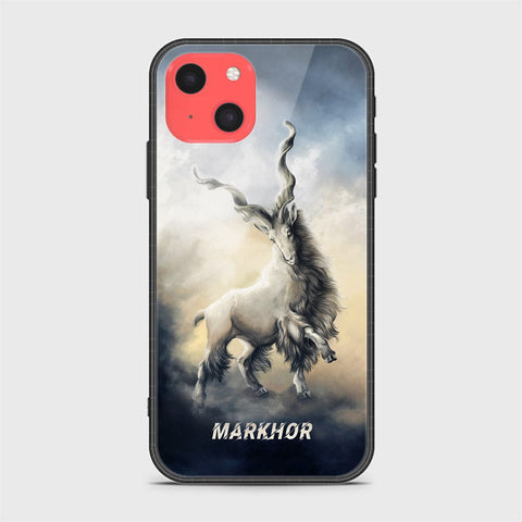 iPhone 13 Mini Cover - Markhor Series - HQ Ultra Shine Premium Infinity Glass Soft Silicon Borders Case