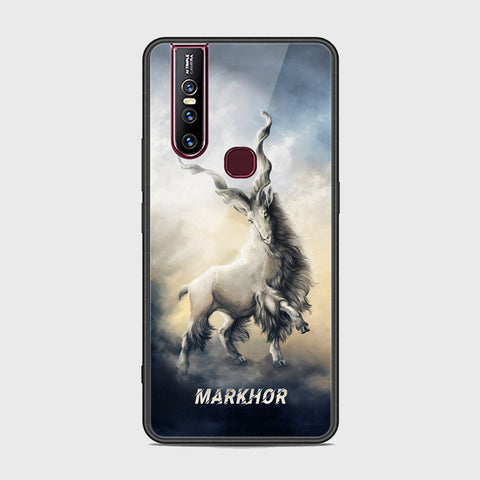 Vivo V15 Cover - Markhor Series - HQ Ultra Shine Premium Infinity Glass Soft Silicon Borders Case