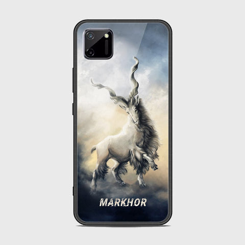 Realme C11 Cover - Markhor Series - HQ Ultra Shine Premium Infinity Glass Soft Silicon Borders Case