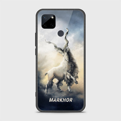 Realme C21Y Cover - Markhor Series - HQ Ultra Shine Premium Infinity Glass Soft Silicon Borders Case