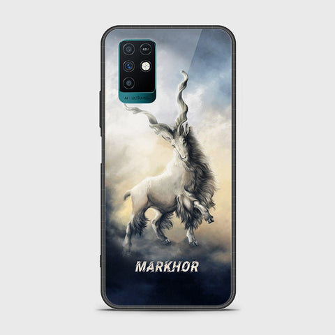 Infinix Note 10 Cover - Markhor Series - HQ Ultra Shine Premium Infinity Glass Soft Silicon Borders Case