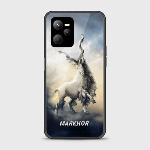 Realme V25 Cover - Markhor Series - HQ Ultra Shine Premium Infinity Glass Soft Silicon Borders Case