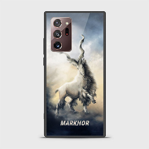 Samsung Galaxy Note 20 Ultra Cover - Markhor Series - HQ Ultra Shine Premium Infinity Glass Soft Silicon Borders Case