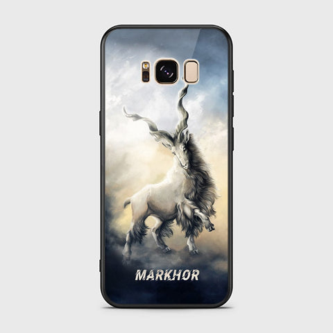 Samsung Galaxy S8 Cover - Markhor Series - HQ Ultra Shine Premium Infinity Glass Soft Silicon Borders Case