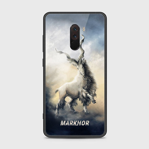 Xiaomi Pocophone F1 Cover - Markhor Series - HQ Ultra Shine Premium Infinity Glass Soft Silicon Borders Case