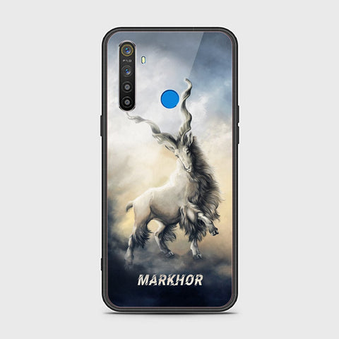 Realme 5 Cover - Markhor Series - HQ Ultra Shine Premium Infinity Glass Soft Silicon Borders Case