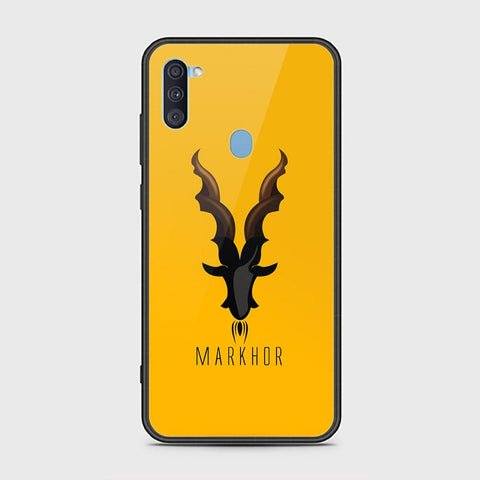 Samsung Galaxy A11 Cover - Markhor Series - HQ Ultra Shine Premium Infinity Glass Soft Silicon Borders Case