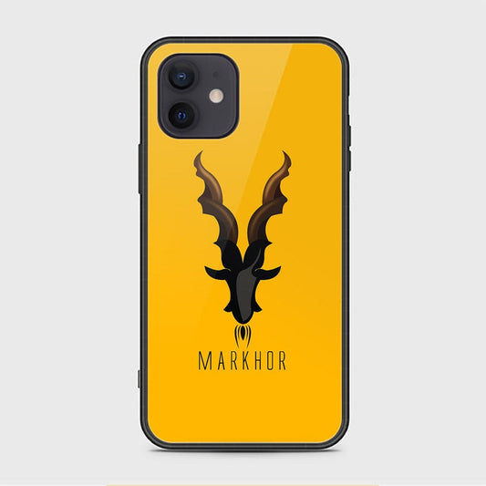 iPhone 12 Mini Cover - Markhor Series - HQ Ultra Shine Premium Infinity Glass Soft Silicon Borders Case