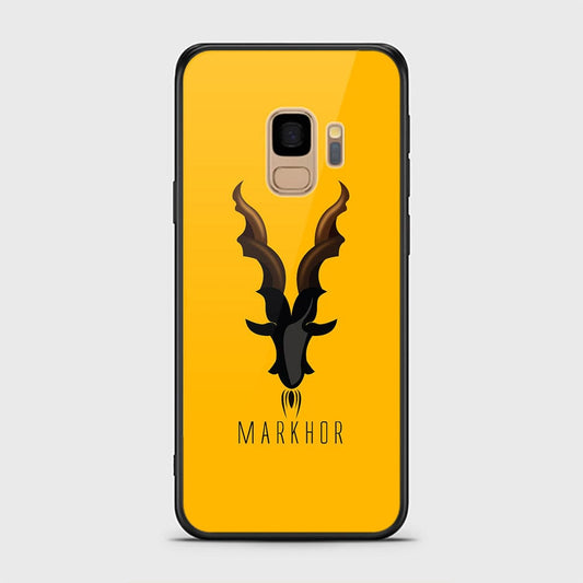 Samsung Galaxy S9 Cover - Markhor Series - HQ Ultra Shine Premium Infinity Glass Soft Silicon Borders Case