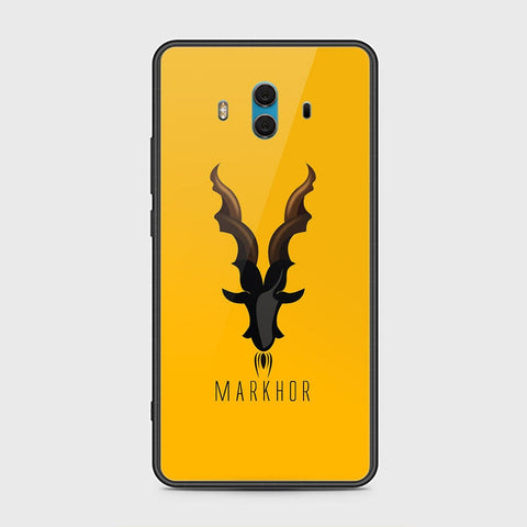 Huawei Mate 10 Cover - Markhor Series - HQ Ultra Shine Premium Infinity Glass Soft Silicon Borders Case