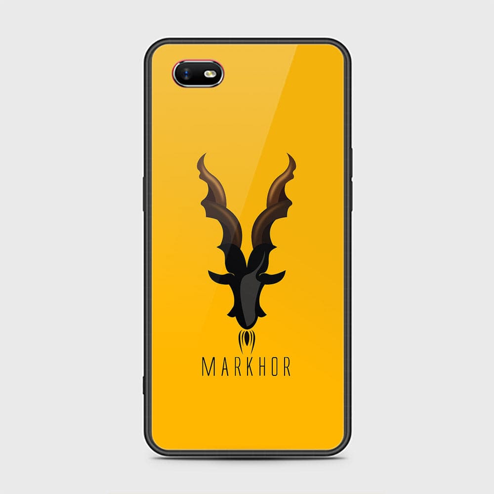 Oppo A1k Cover - Markhor Series - HQ Ultra Shine Premium Infinity Glass Soft Silicon Borders Case