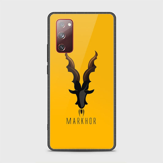 Samsung Galaxy S20 FE Cover - Markhor Series - HQ Ultra Shine Premium Infinity Glass Soft Silicon Borders Case