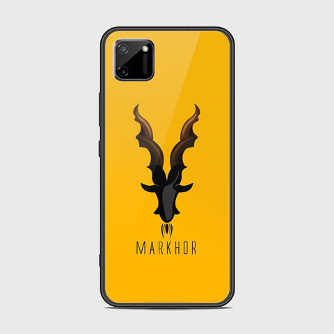 Realme C11 Cover - Markhor Series - HQ Ultra Shine Premium Infinity Glass Soft Silicon Borders Case