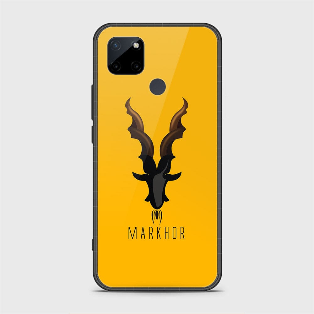 Realme C21Y Cover - Markhor Series - HQ Ultra Shine Premium Infinity Glass Soft Silicon Borders Case