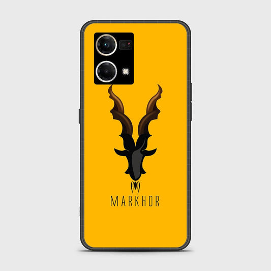 Oppo F21 Pro 4G Cover - Markhor Series - D41 - HQ Ultra Shine Premium Infinity Glass Soft Silicon Borders Case  b53 ( Fast Delivery )