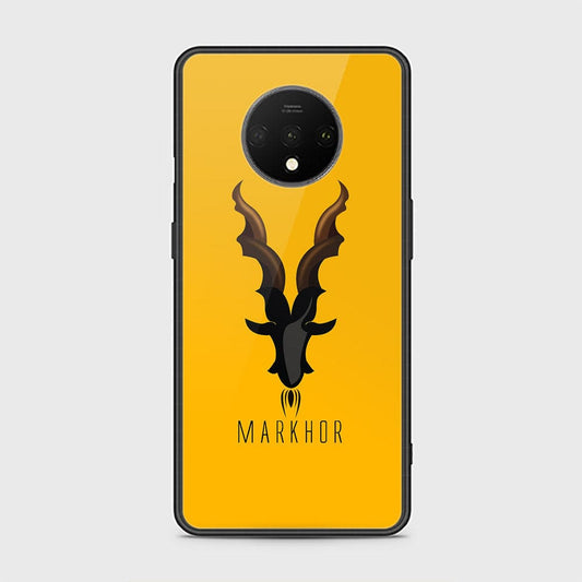 OnePlus 7T Cover - Markhor Series - HQ Ultra Shine Premium Infinity Glass Soft Silicon Borders Case