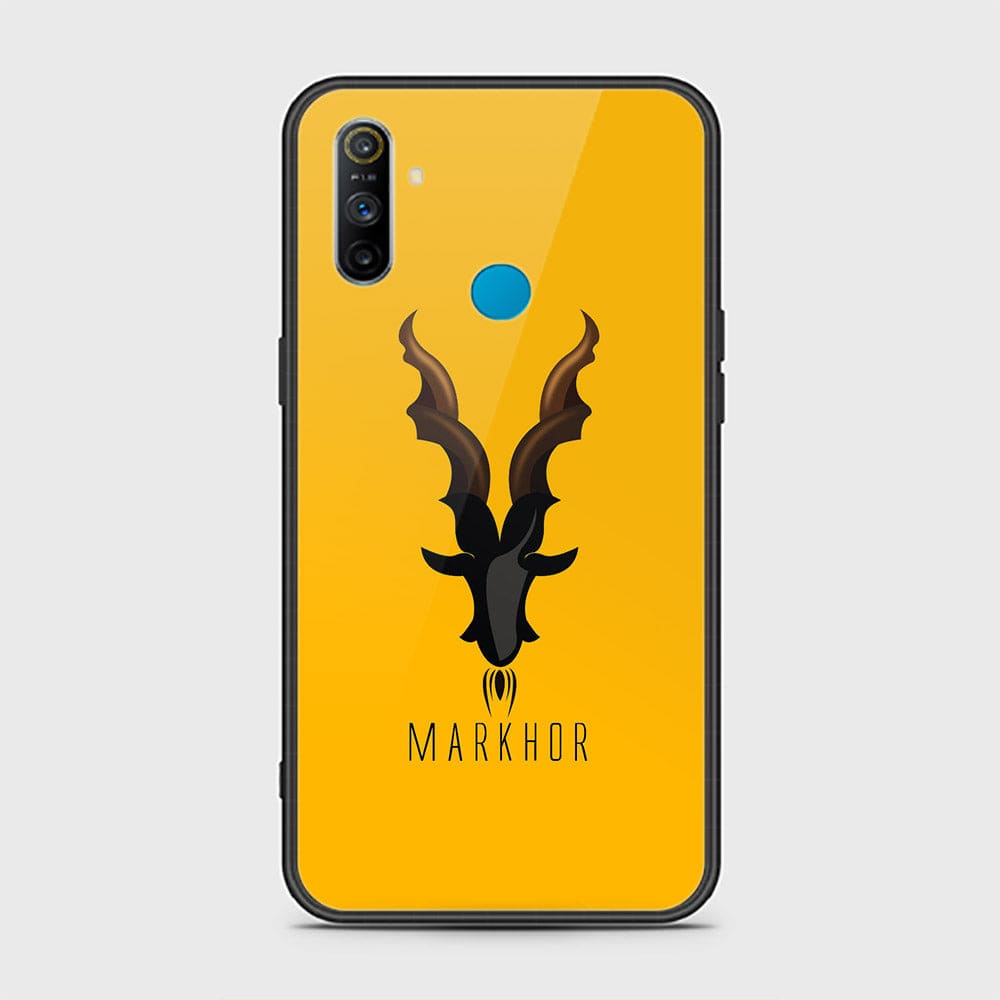 Realme C3 Cover - Markhor Series - HQ Ultra Shine Premium Infinity Glass Soft Silicon Borders Case