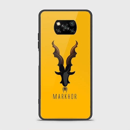 Xiaomi Poco X3 Cover - Markhor Series - HQ Ultra Shine Premium Infinity Glass Soft Silicon Borders Case