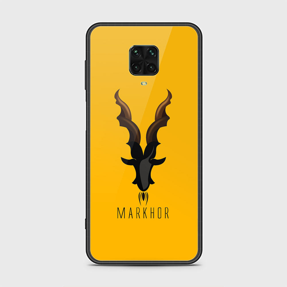 Xiaomi Redmi Note 9S Cover - Markhor Series - D183 - HQ Ultra Shine Premium Infinity Glass Soft Silicon Borders Case ( Fast Delivery )