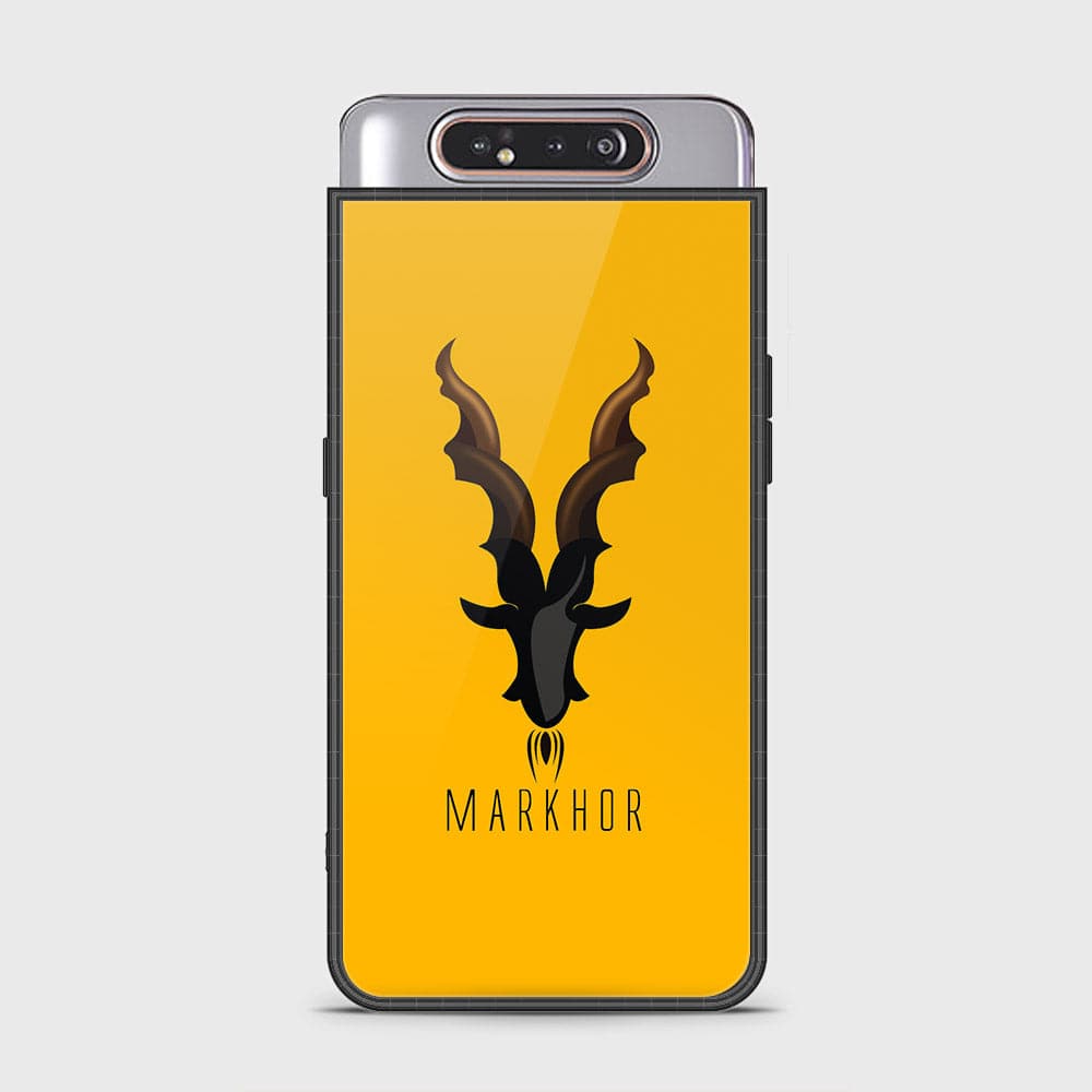 Samsung Galaxy A80 Cover - Markhor Series - HQ Ultra Shine Premium Infinity Glass Soft Silicon Borders Case