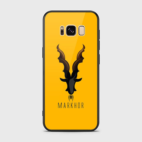 Samsung Galaxy S8 Cover - Markhor Series - HQ Ultra Shine Premium Infinity Glass Soft Silicon Borders Case