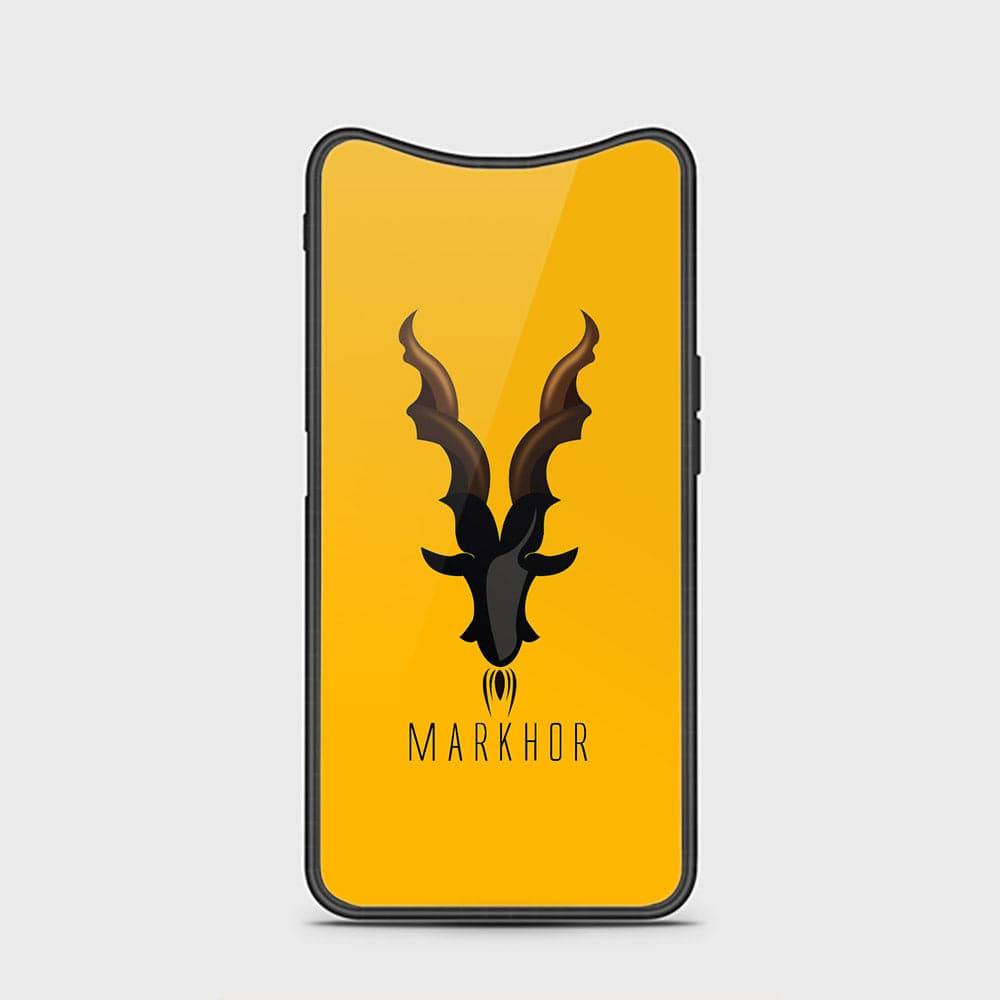 Oppo Find X Cover - Markhor Series - HQ Ultra Shine Premium Infinity Glass Soft Silicon Borders Case