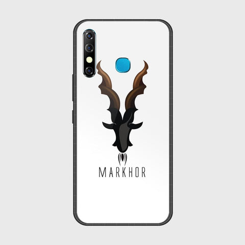 Infinix Hot 8Cover- Markhor Series - HQ Ultra Shine Premium Infinity Glass Soft Silicon Borders Case